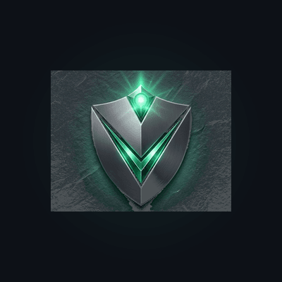 Official 3D Emerald Shield (Primary)